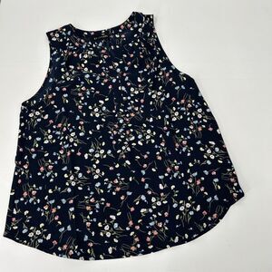 NWT Stitch Fix 41 Hawthorn Womens Floral Print  Sleeveless Top Blouse Na…